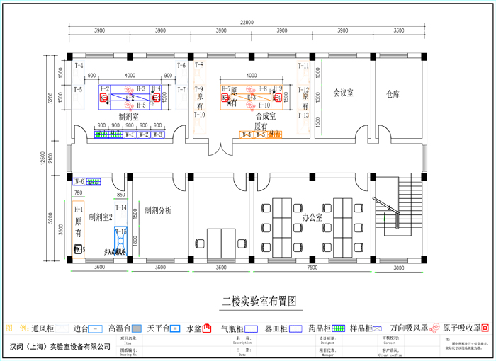 研发实验室平面图